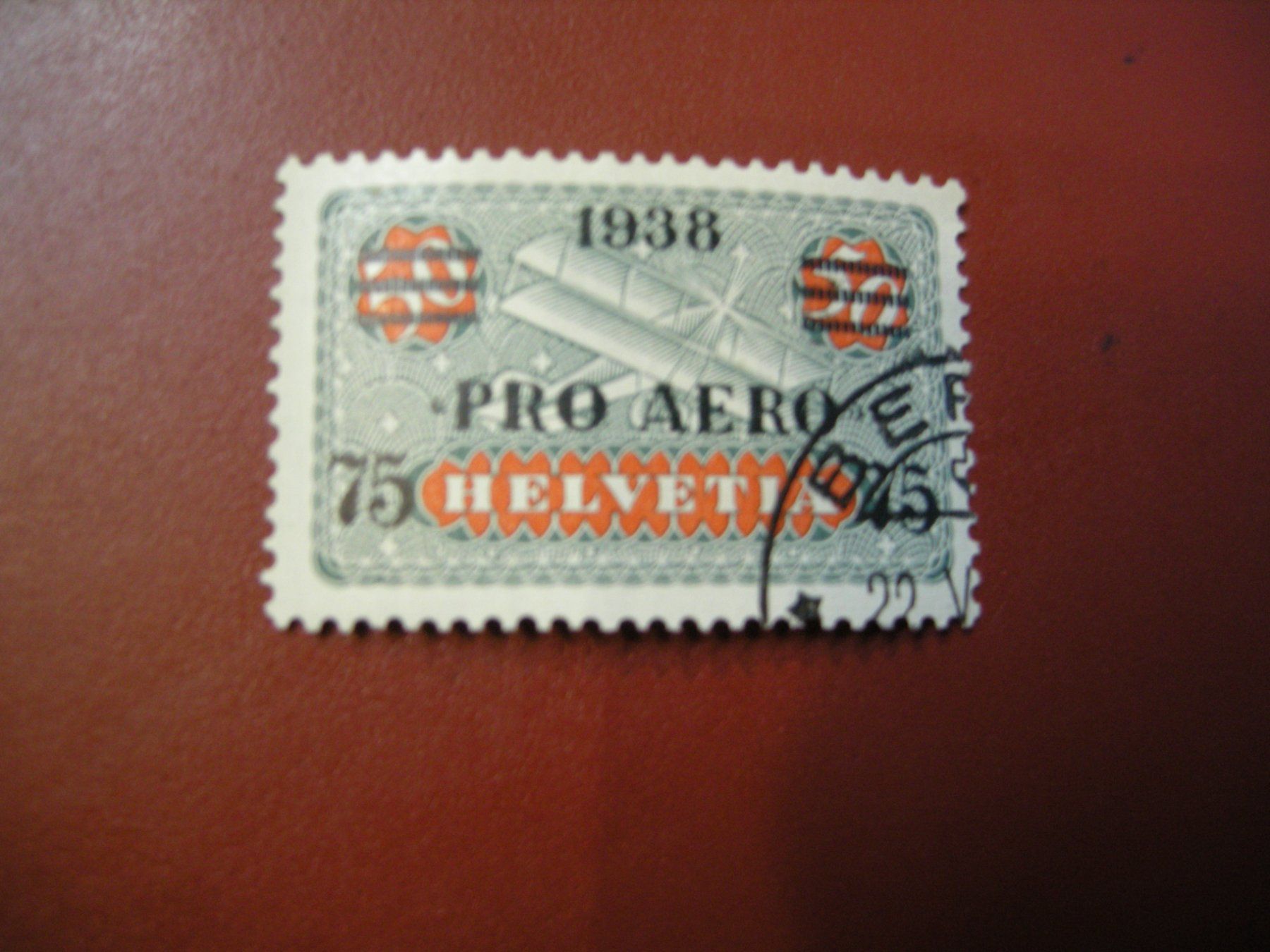 Tutti i francobolli: 1938, PRO AERA F26, SCHÖNER ECKSTEMPEL BERN – Usato da Eschenbach SG venduto da eDaisy