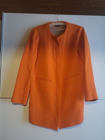 Orange Herbstmantel Benetton Übergangsjacke, ca Grösse S