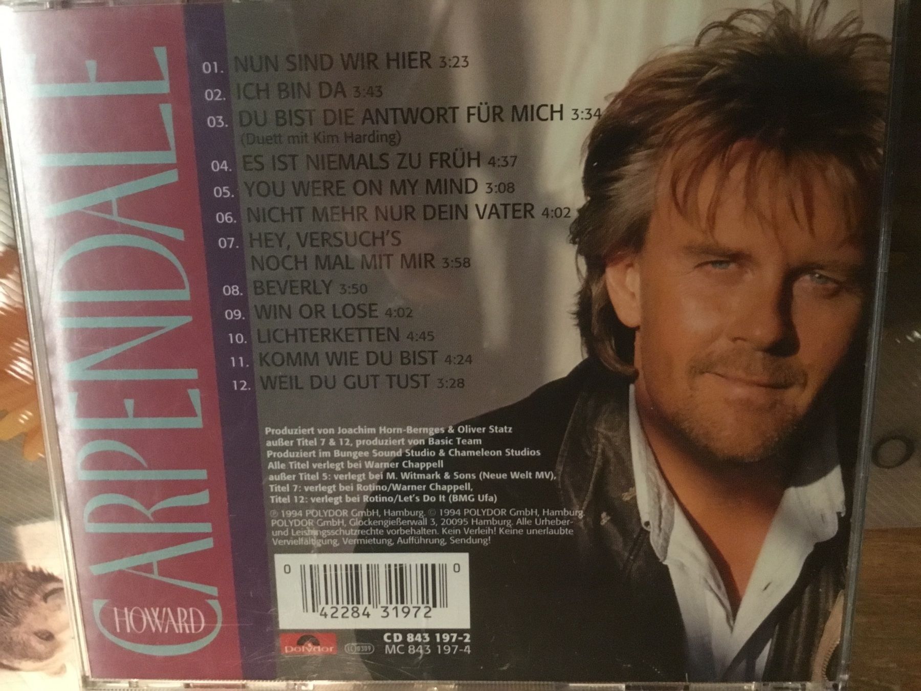 CD: Howard Carpendale - Ich bin da! - CD -  * – Usato da Thierachern venduto da sweden08 1