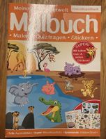 Malbuch Meine grosse Tierwelt mit Stickern neu