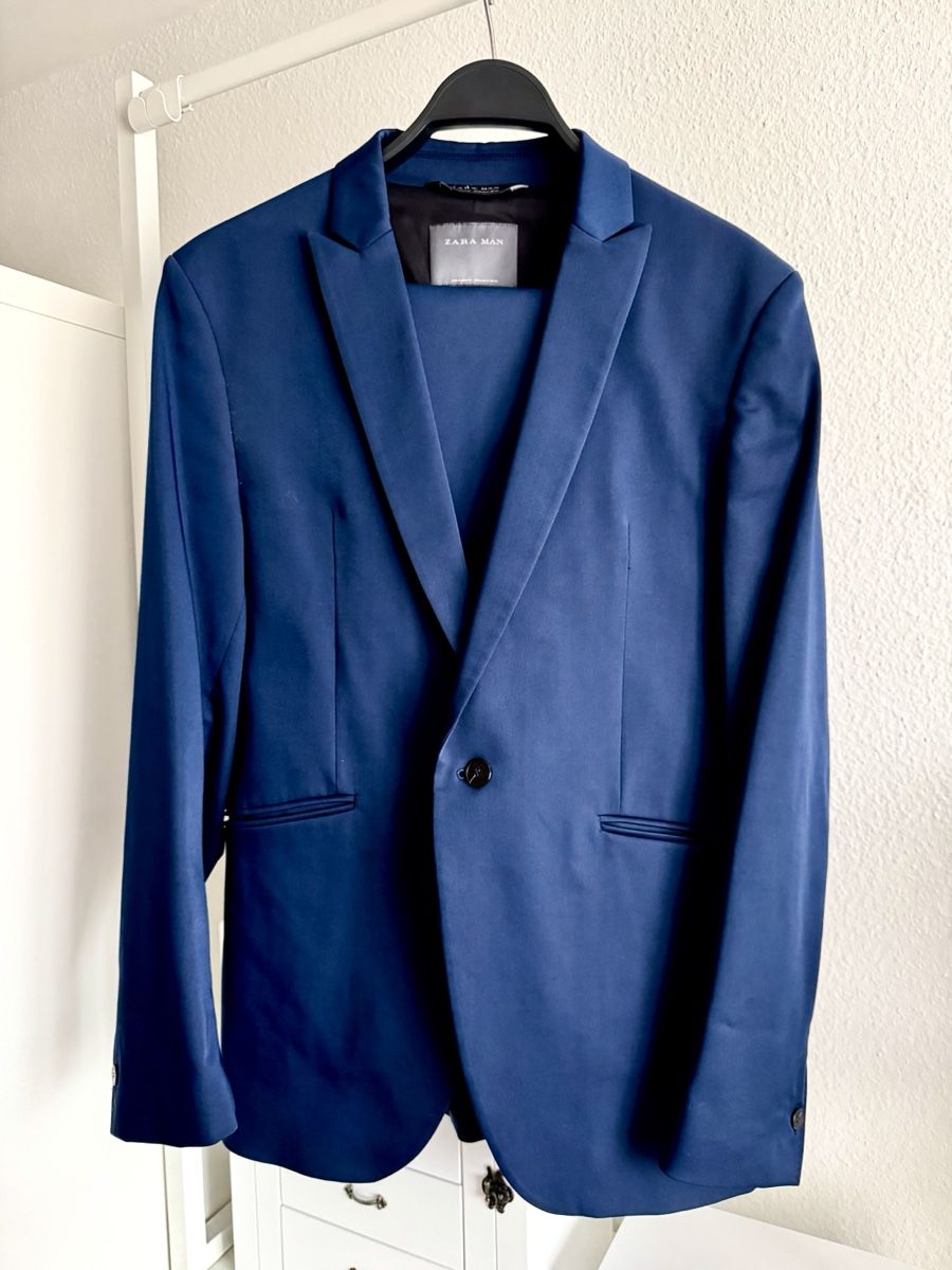 Zara Completi: Zara Man Blue Suit Jacket & Trousers Set – Usato da Thalwil venduto da baz_vbc9