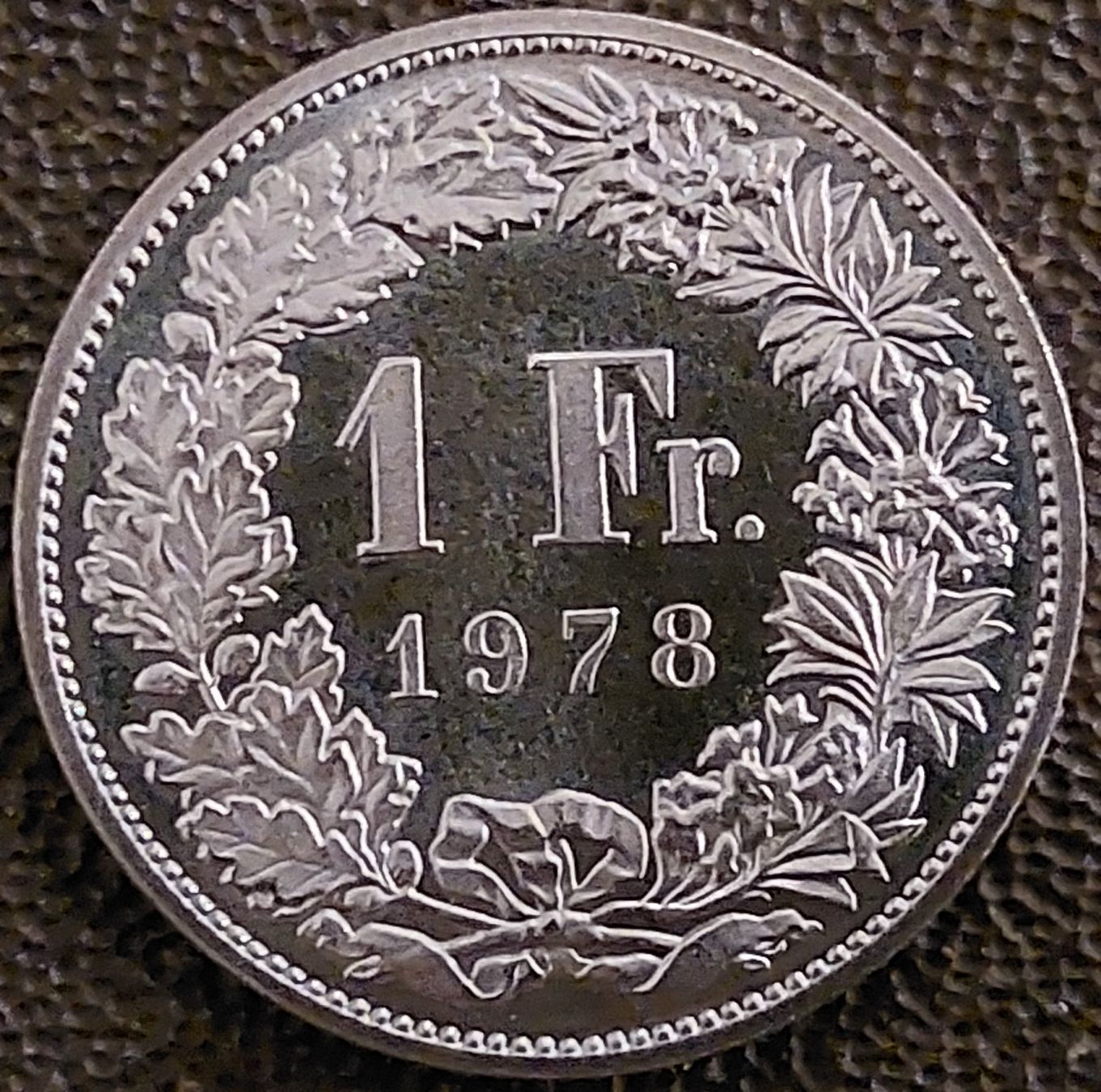 Tutti le monete: 1 Franken 1978 stgl. / aus Münzsatz – Nuovo (secondo la descrizione) da Arch venduto da coinsandmore