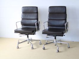 Vitra Eames Soft Pad Stühle EA219 (Höhenverstellbar)
