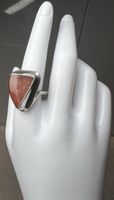 Bague argent massif et cornaline