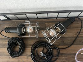 Pendellampen mit Steckdosenanschluss 2x
