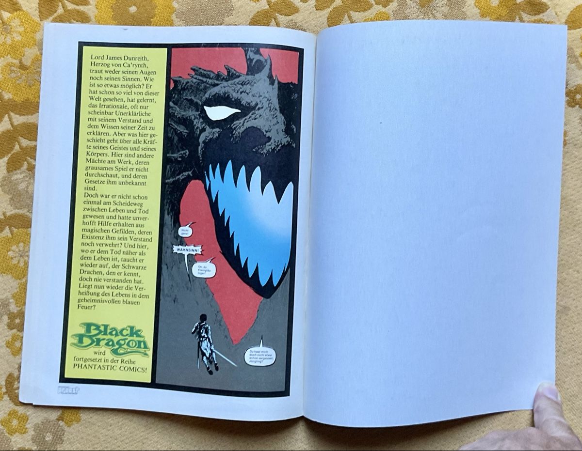 Fumetti: Phantastic Comics Band Nr 54. Black Dragon von 1987 – Usato da Endingen venduto da nathan05 8