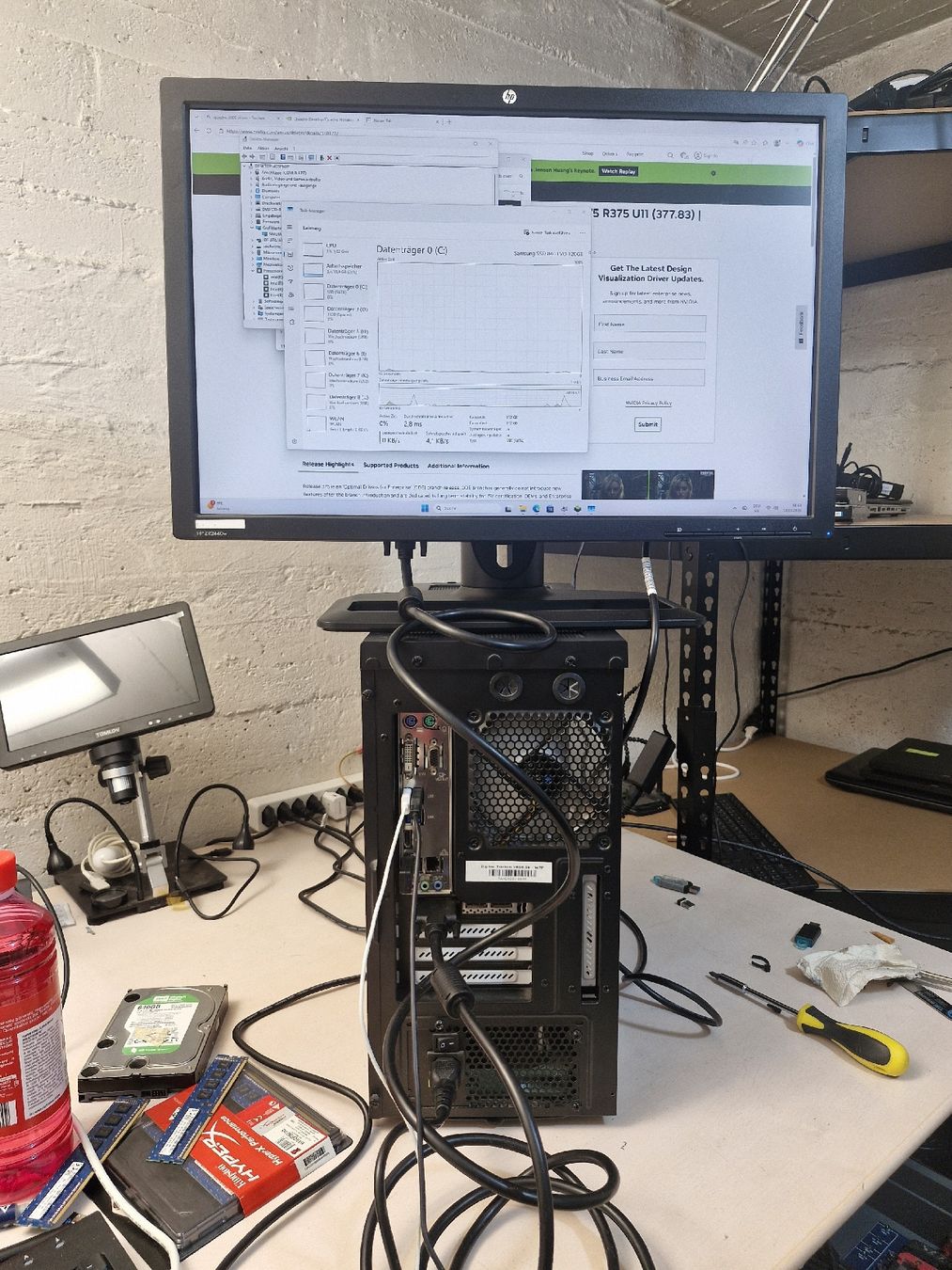 Asus PCs: Komplett PC Set i5 16GB SSD RAID NVIDIA Wifi Office – Gebraucht aus Adliswil von SaveElektro 2