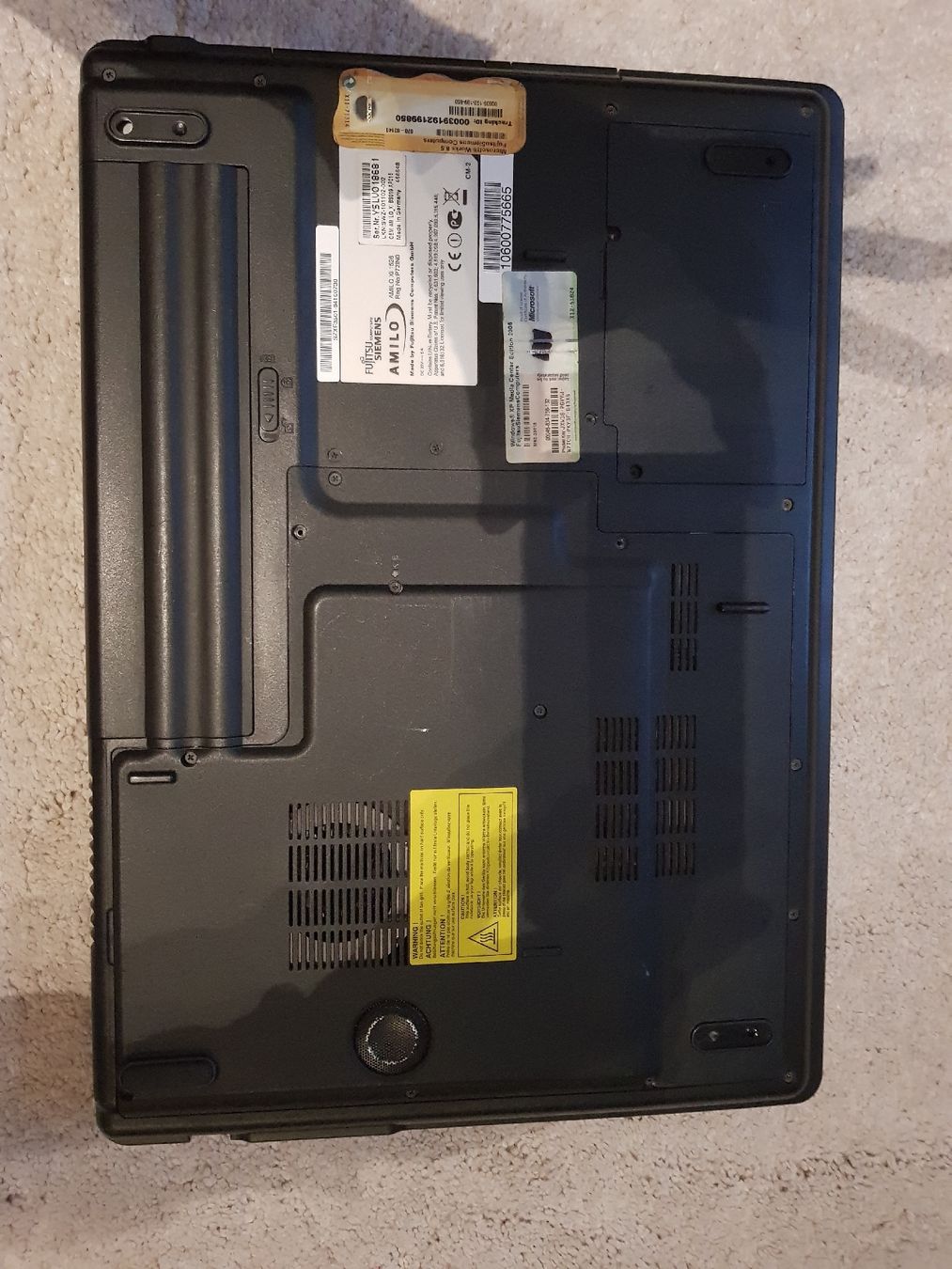 Fujitsu Notebook: Fujitsu Siemens Amilo X1 1526 – Usato da Gerlafingen venduto da diotech 4