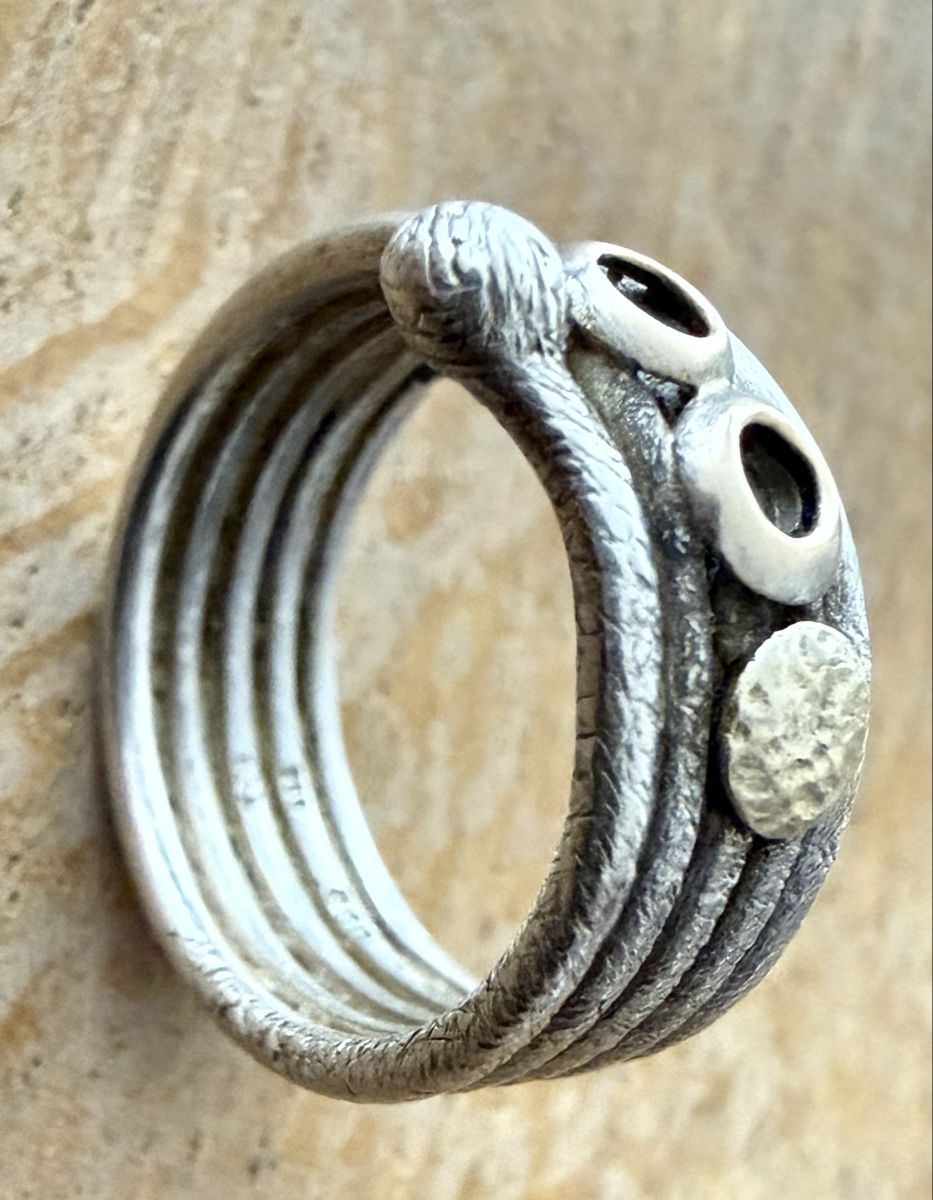 Anelli: Ring Schlangenring Gold und Silber Fingerring – Usato da Goldach venduto da Donpancho 2