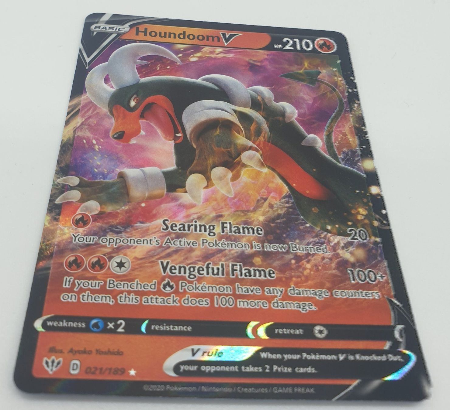 Pokémon Sammelbilder & Trading cards: Houndoom V Eng – Gebraucht aus Genève von Cardtreasure