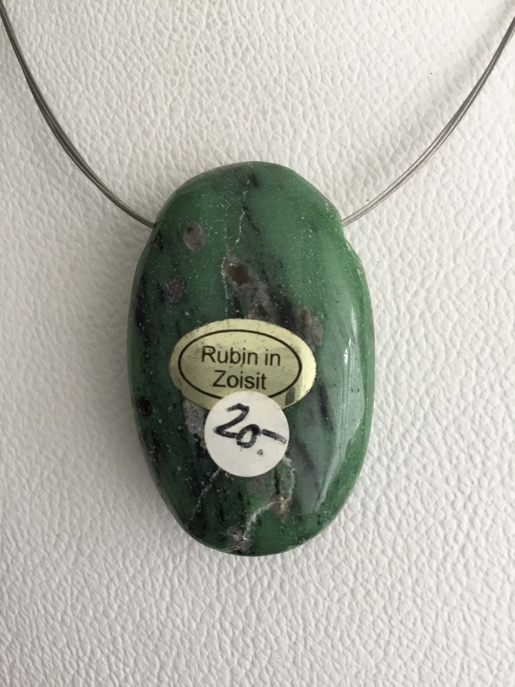 Mineralien & Heilsteine: Anhänger Rubin in Zoisit Heilstein – Neu und originalverpackt aus Doppleschwand von lapis106 2