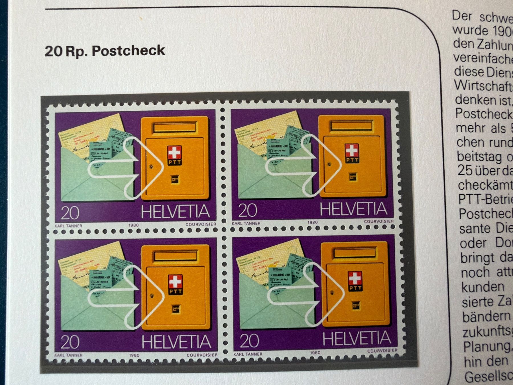 Tutti i francobolli: PTT-Souvenir , 1980, postfrisch – Usato da Oberhasli venduto da Sicurezza 5