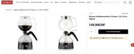 A vendre Bodum Cafetière électrique à dépression