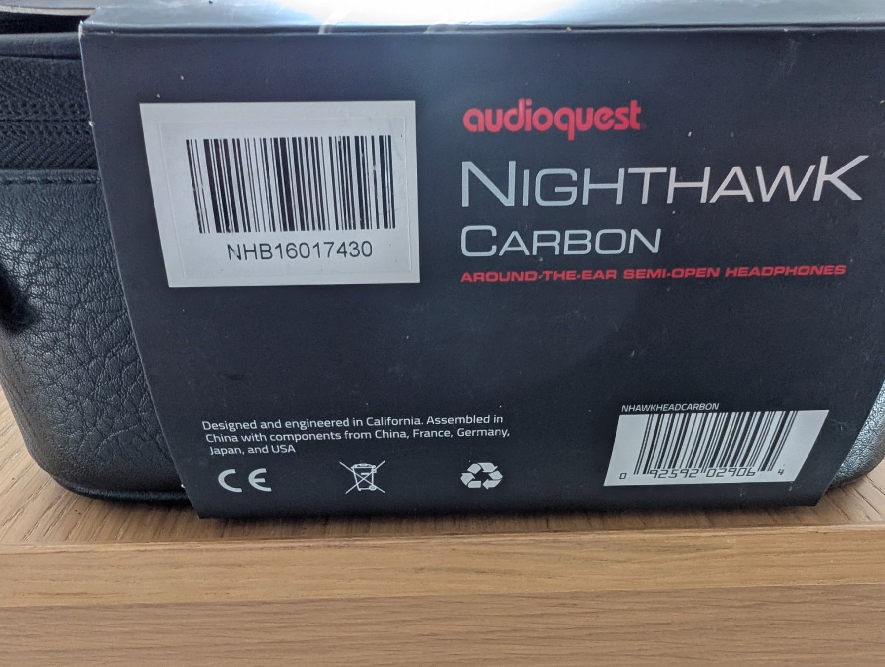 Cuffie: Audioquest Nighthawk Carbon Kopfhörer der Spitzenklasse – Usato da Breganzona venduto da oligab81