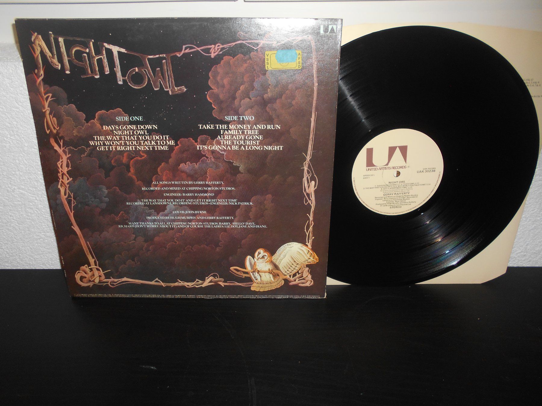 Schallplatten: Gerry Rafferty – Night Owl / 1979 – Gebraucht aus Aarberg von witchhunter01 1