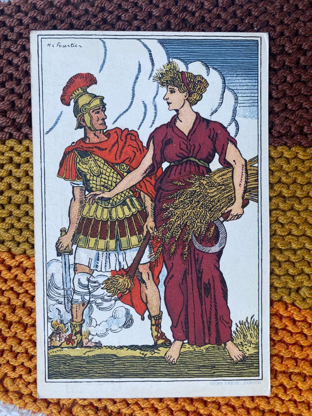 Ansichtskarten: 1939 PK Bundesfeier 1916 – Gebraucht aus Trimbach von Antik-Samariter 1