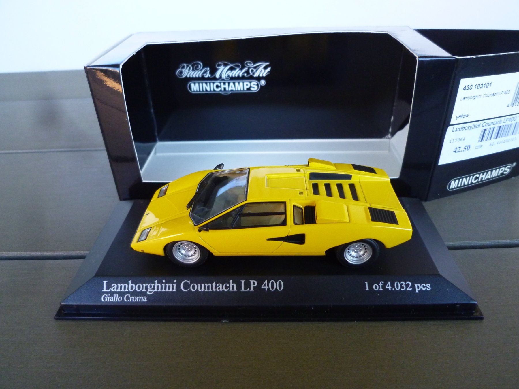 Lamborghini Modellautos: Lamborghini Countach LP 400 (1974) – Neu und originalverpackt aus Flawil von Imperiosud 1