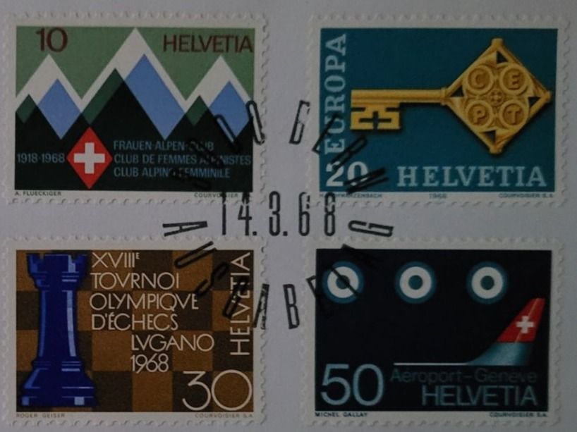 Alle Briefmarken: WERBEPOSTMARKEN / TIMBRES-POSTE DE PROPAGANDE - 1968 – Gebraucht aus Neftenbach von Mador6 1