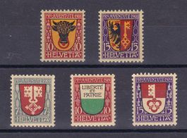 J10-14, postfrisch, SBK 140.-