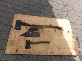 Antike -Zimmermann -Holzer Werkzeuge - Axt