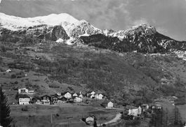Varenzo (TI) Veduta alpina del villaggio in alta Leventina G