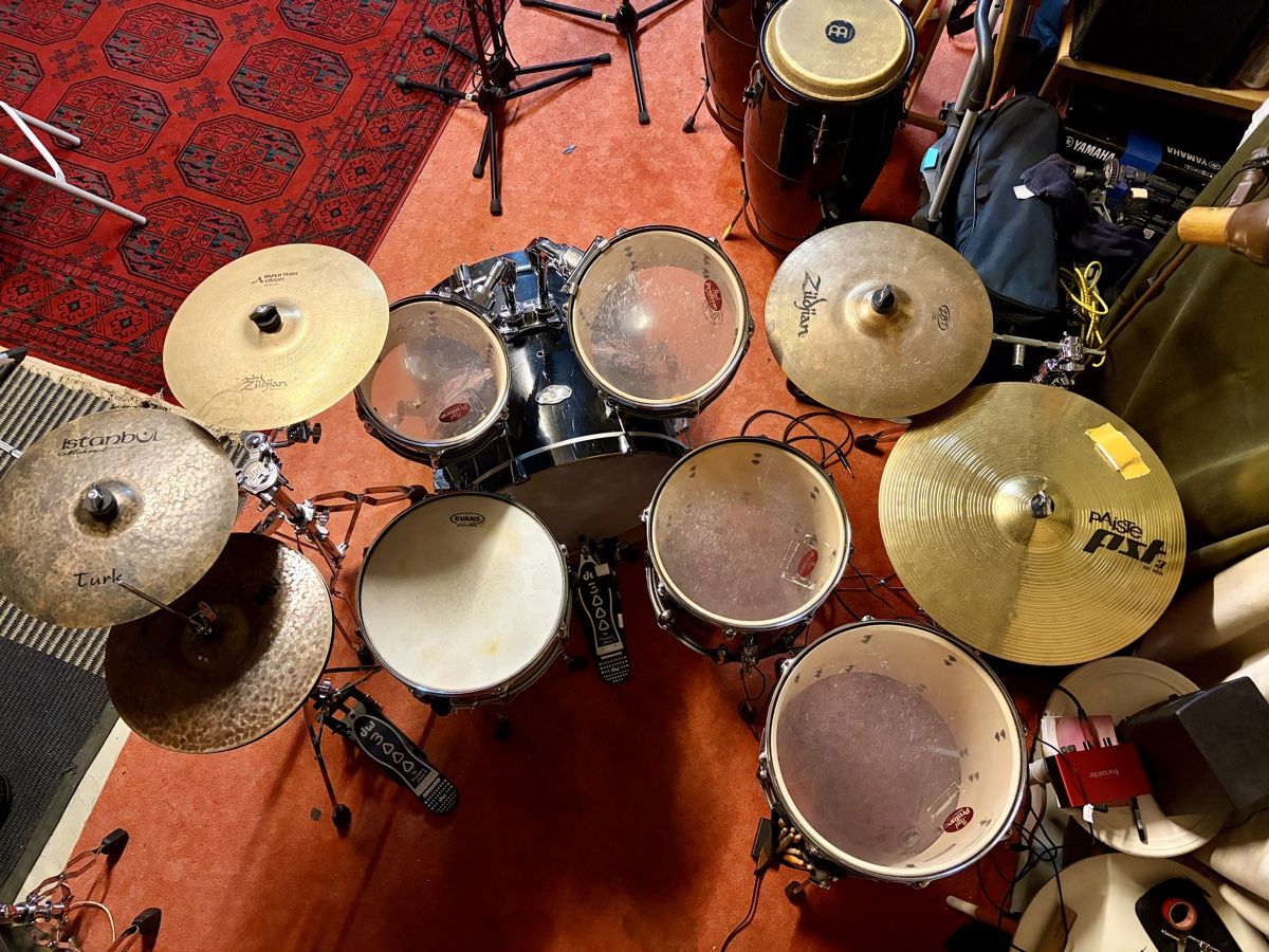Strumenti musicali: Pearl Drumset – komplettes Set – Usato da Zürich venduto da McNight