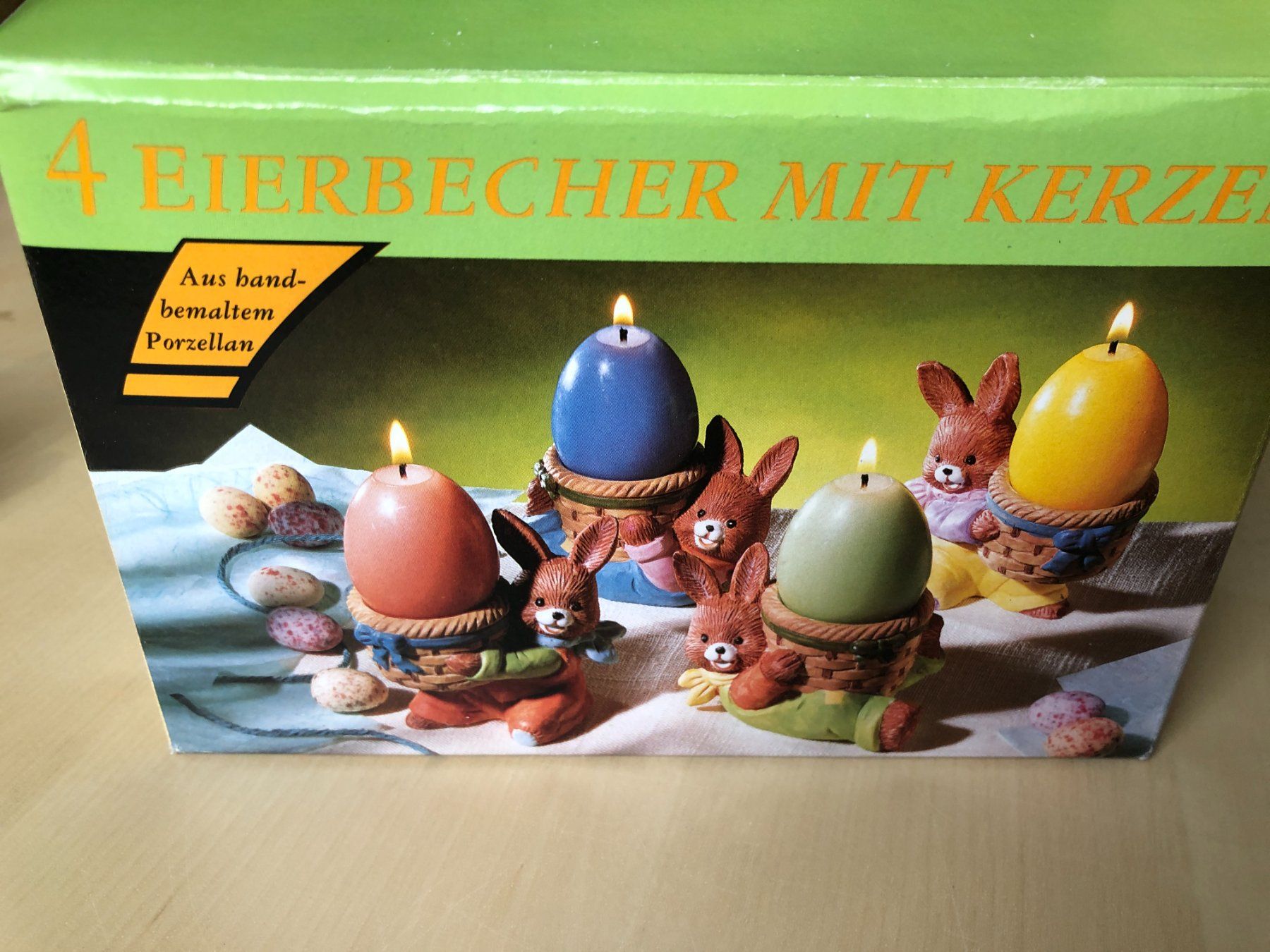 Altre Stoviglie: 4 Eierbecher für Kerzen – Nuovo (secondo la descrizione) da Flawil venduto da noplan 2