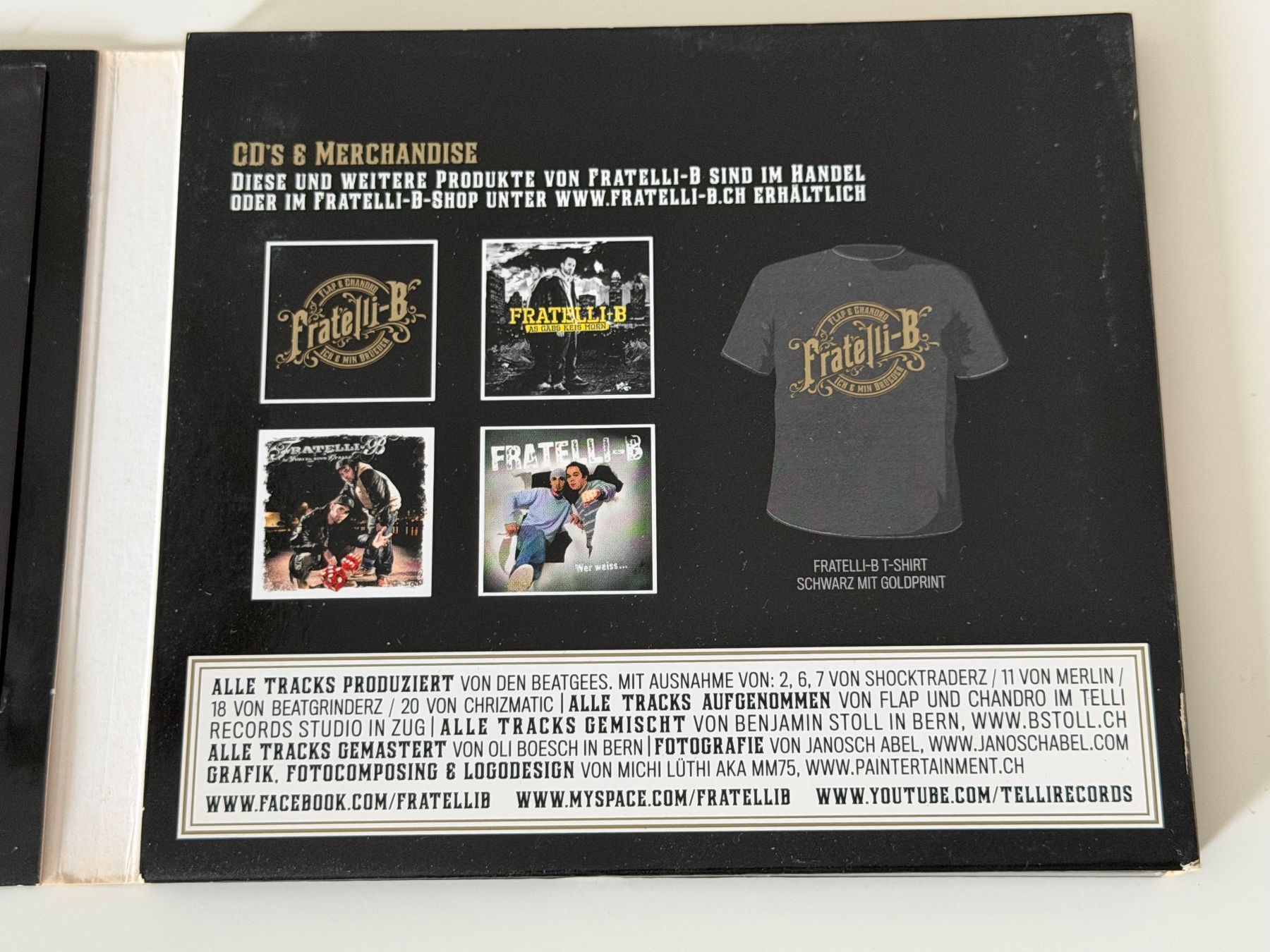 CD: Fratelli-B - Ich & Min Brüeder Schweizer HipHop – Usato da Altstätten SG venduto da sheamus 5