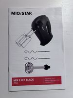 Miostar Mix 3 in 1 Black 250 – Handmixer mit Zubehör