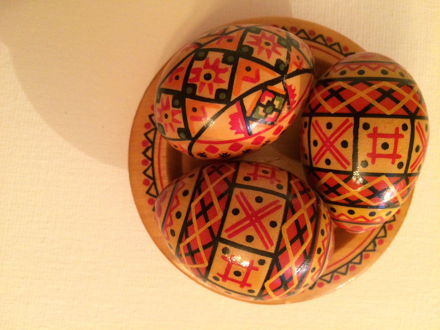 Tutte le decorazioni: Ostern, dekorative Eier aus Holz, handbemalt – Usato da Zürich venduto da suschi04 1