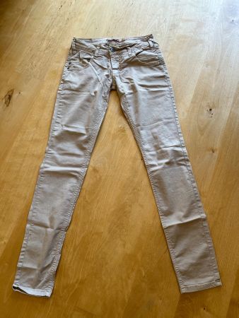 PLEASE Jeans (Modell P40) Hose Beige/Sand, XS - TOP - ab 10