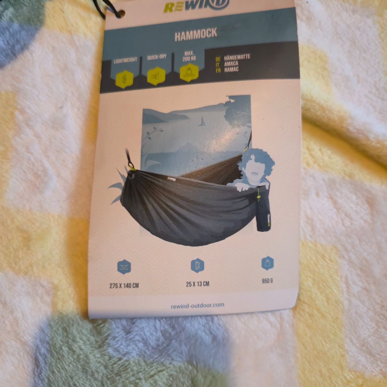 Amache: Amaca REWIND leggera e rapida asciugatura – Nuovo (secondo la descrizione) da Rancate venduto da sarah357