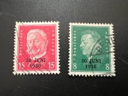 Deutsches Reich 1930  MiNr.444-445  gest.    (5029)