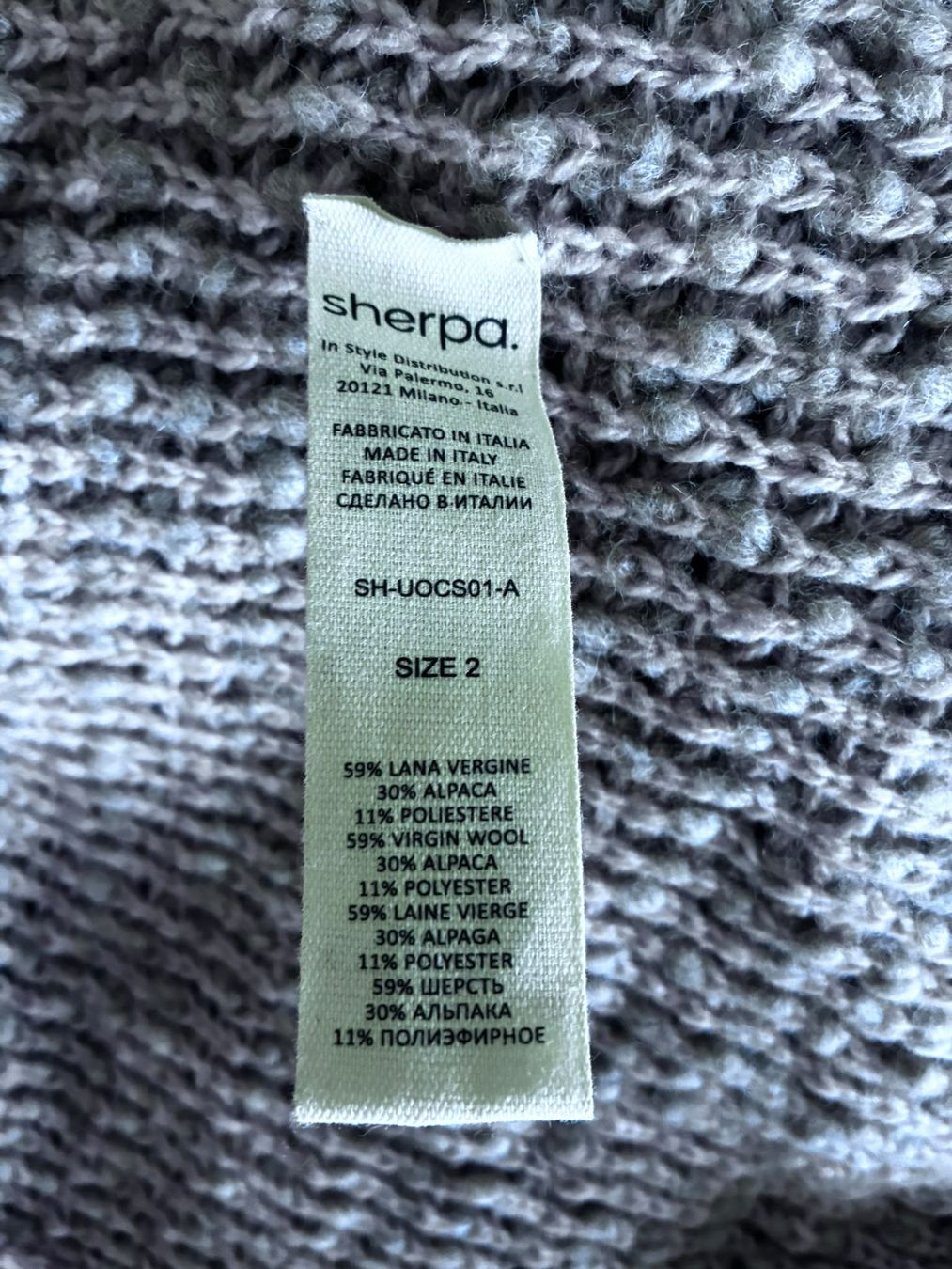 Sherpa Cappotti: Strickmantel (Sherpa), Grösse XS – Usato da Dübendorf venduto da RoboAnd 2
