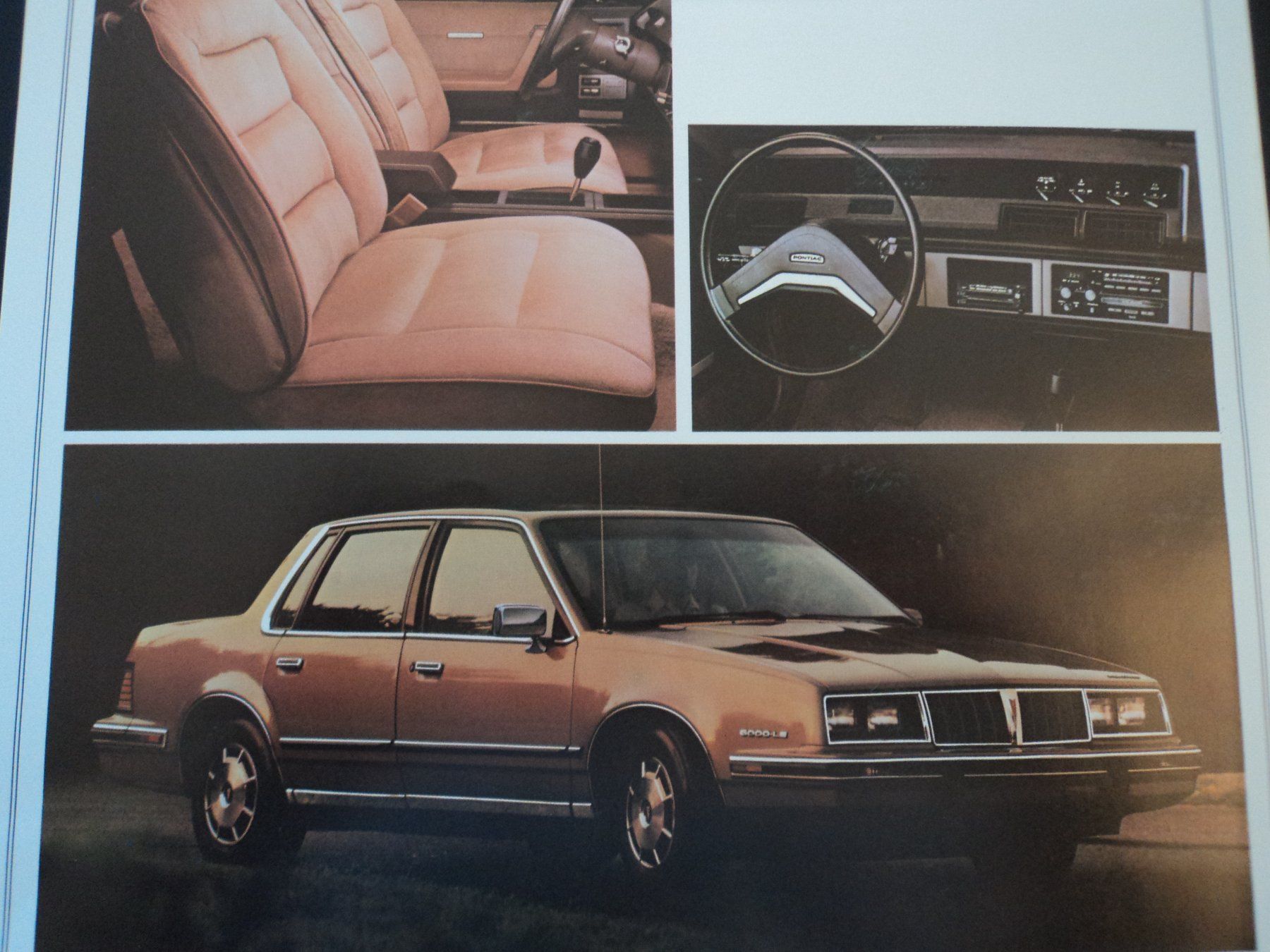 Pontiac Dokumente: Prospekt Datenblatt Pontiac 6000 LE 1982 – Gebraucht aus Schwarzenburg von modelCARama 1