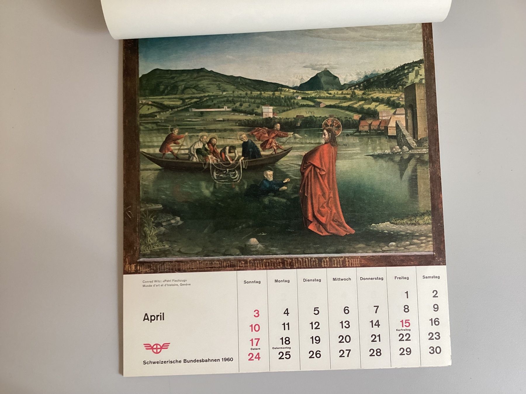 Calendari: CFF - calendrier 1960 – Usato da Vouvry venduto da marius09 3