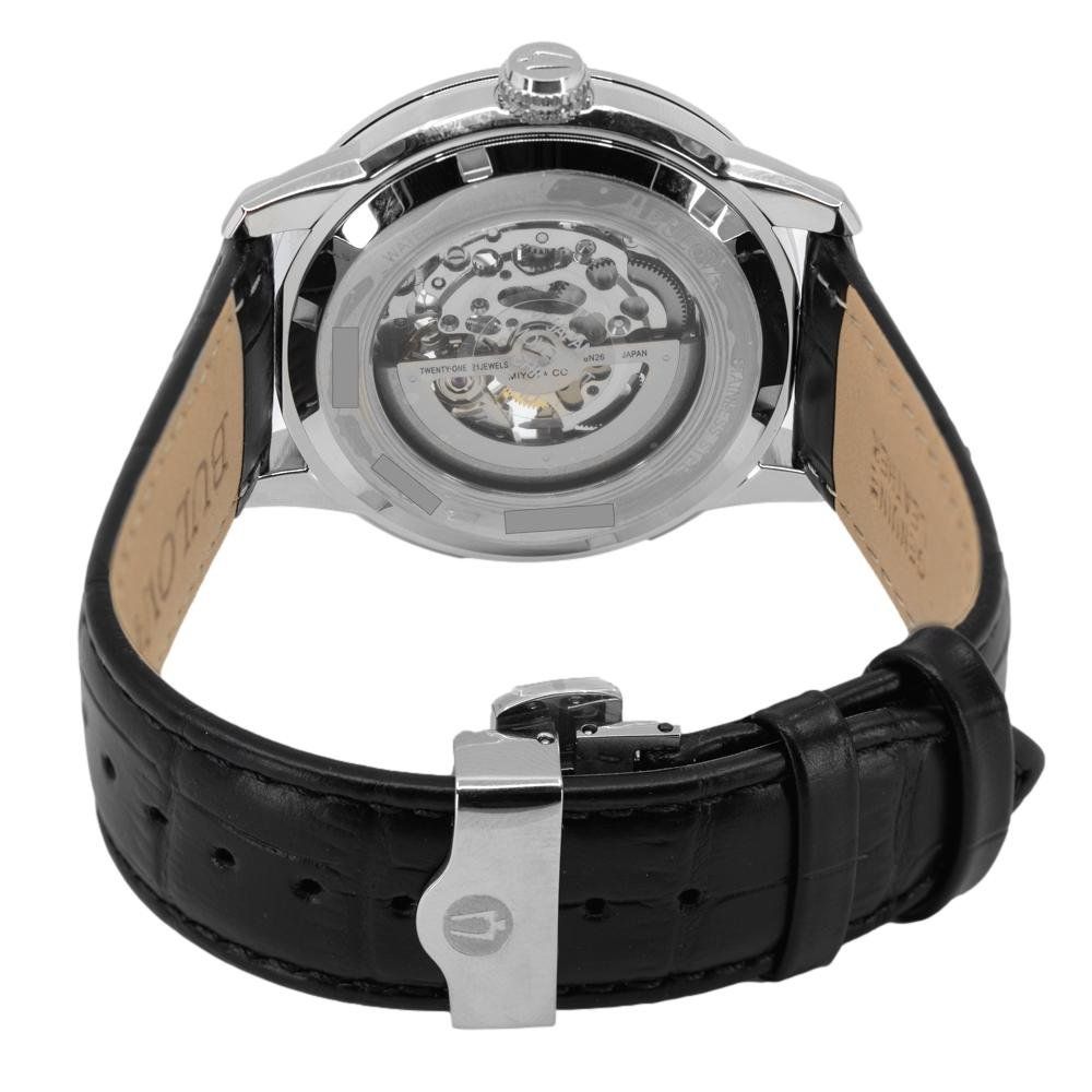 Bulova Orologi: Bulova herren 96A266 Sutton Skeleton Dial Watch – Nuovo e nell'imballaggio originale da Schindellegi venduto da harveystore 4