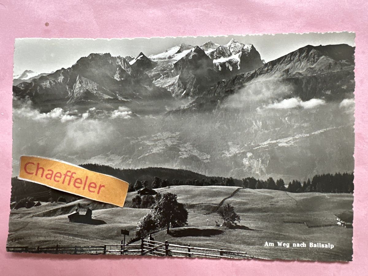Cartoline postali: Am Weg nach Balisalp – Usato da Zürich venduto da Chaeffeler