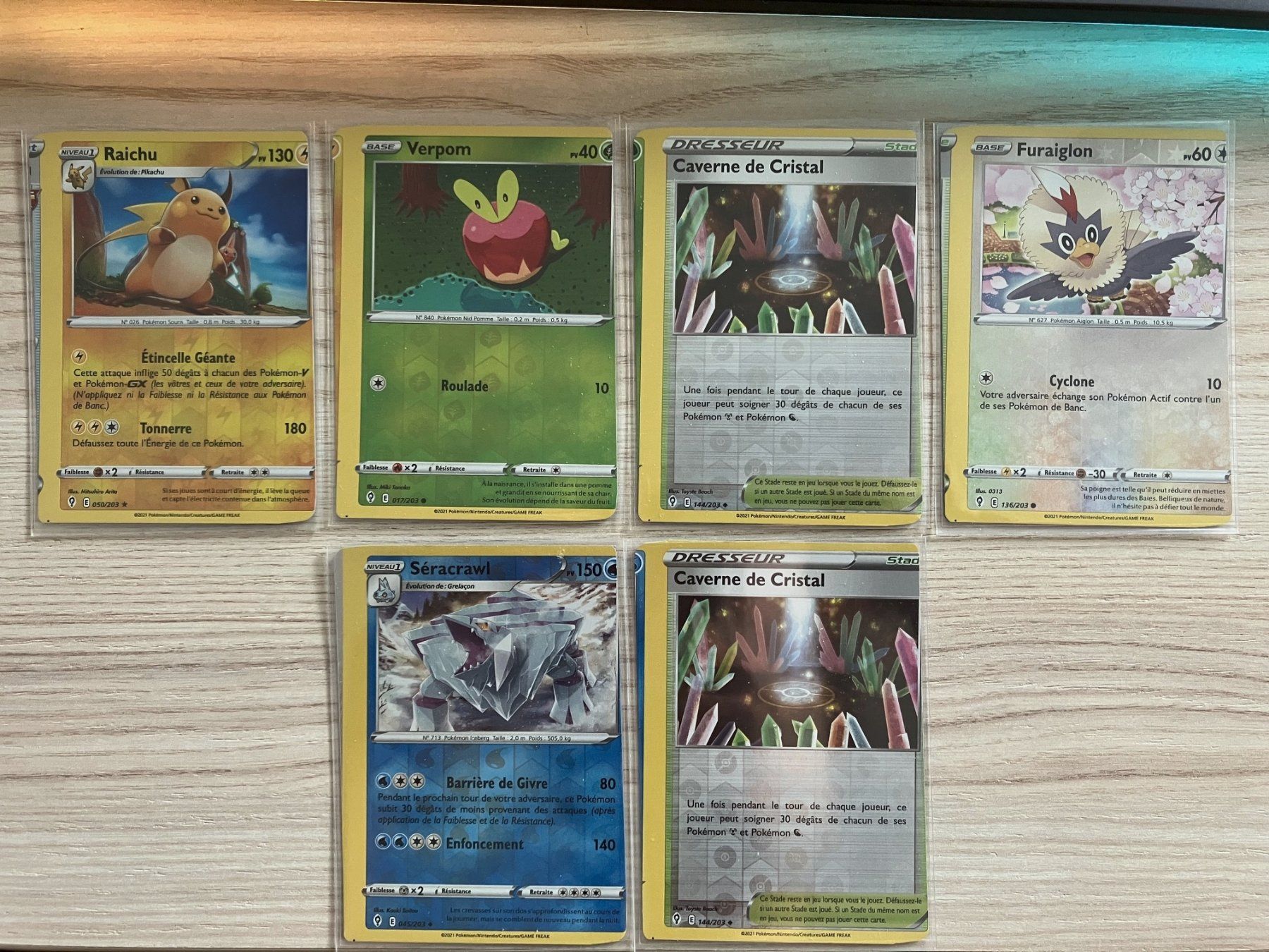 Pokémon Cartes à collectionner: MISCUT - 6 Pokémon Carte FR - Reverse Holo Evolution Celeste – Neuf (Voir description) à neuchâtel par GINKO-CARDS