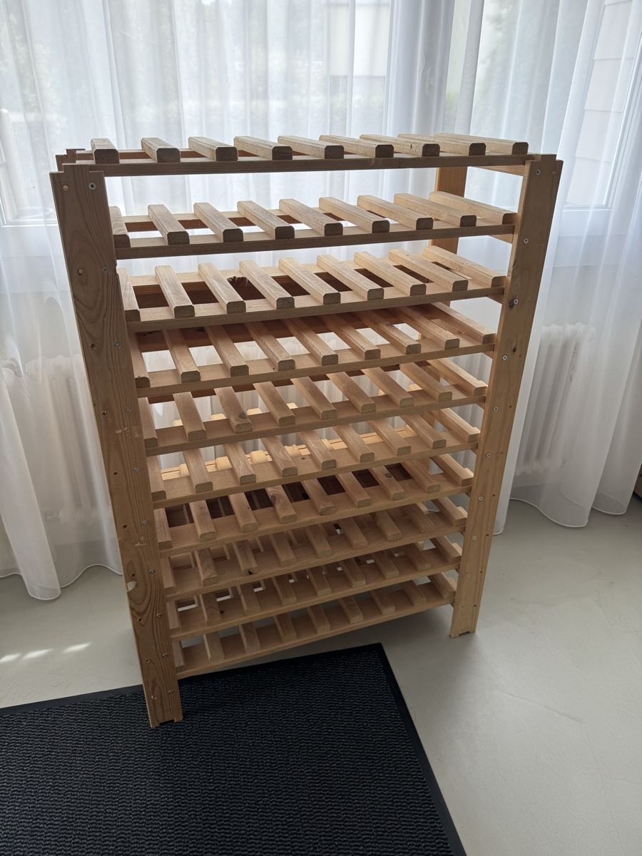 Scaffali: Wein-/Getränkeregsl aus Holz – Usato da Wittenbach venduto da MichaelG_io