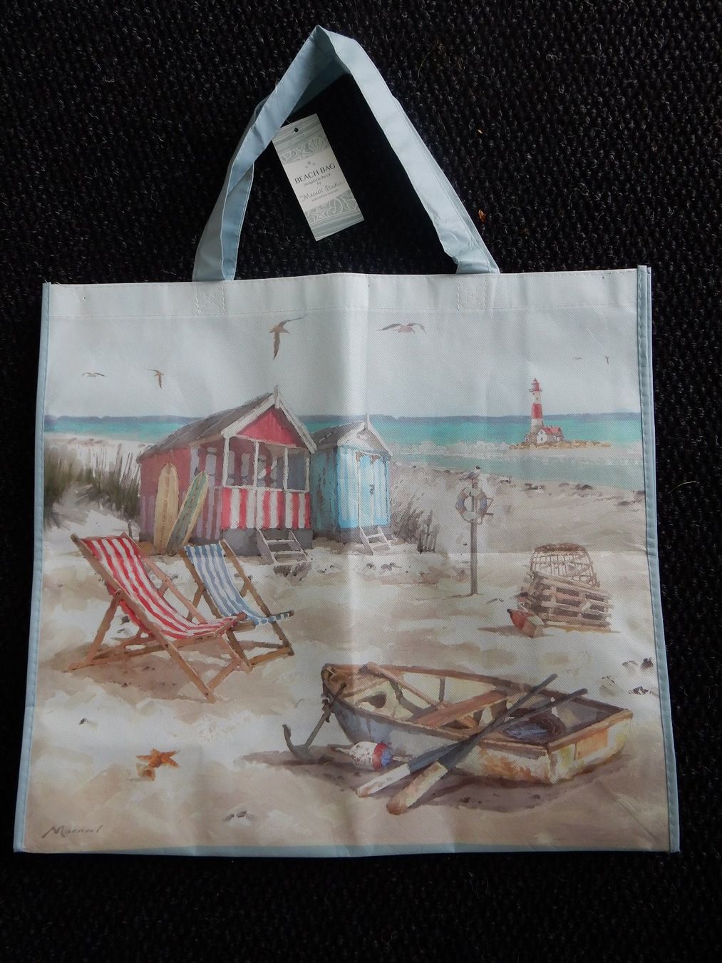 Borse: Tasche grosse Umhängetache Badetasche Strandszene – Nuovo (secondo la descrizione) da Jona venduto da simongarden