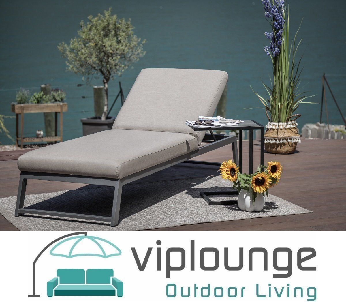 Viplounge Liegen & Liegestühle: Liegestuhl - Outdoor-Stoff Sunbrella – Neu und originalverpackt aus Uznach von viplounge 1