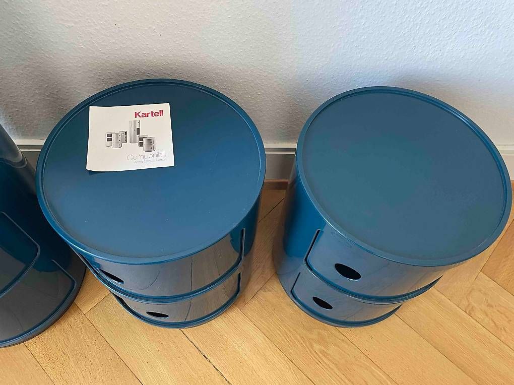 Kartell Commodes: Kartell Componibili 4er en bleu – D'occasion à Vevey par sae_x6fg 2