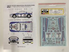 Lancia 037 Martini Decalbogen 1/24