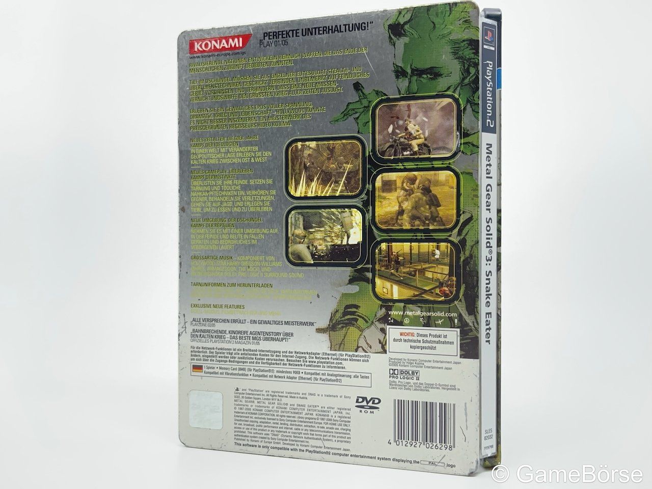 Sony Giochi: PS2 Metal Gear Solid 3 Snake Eater – Usato da Stettfurt venduto da GameBoerse 1