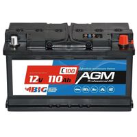 BIG AGM 12V 110Ah C100 Solarbatterie