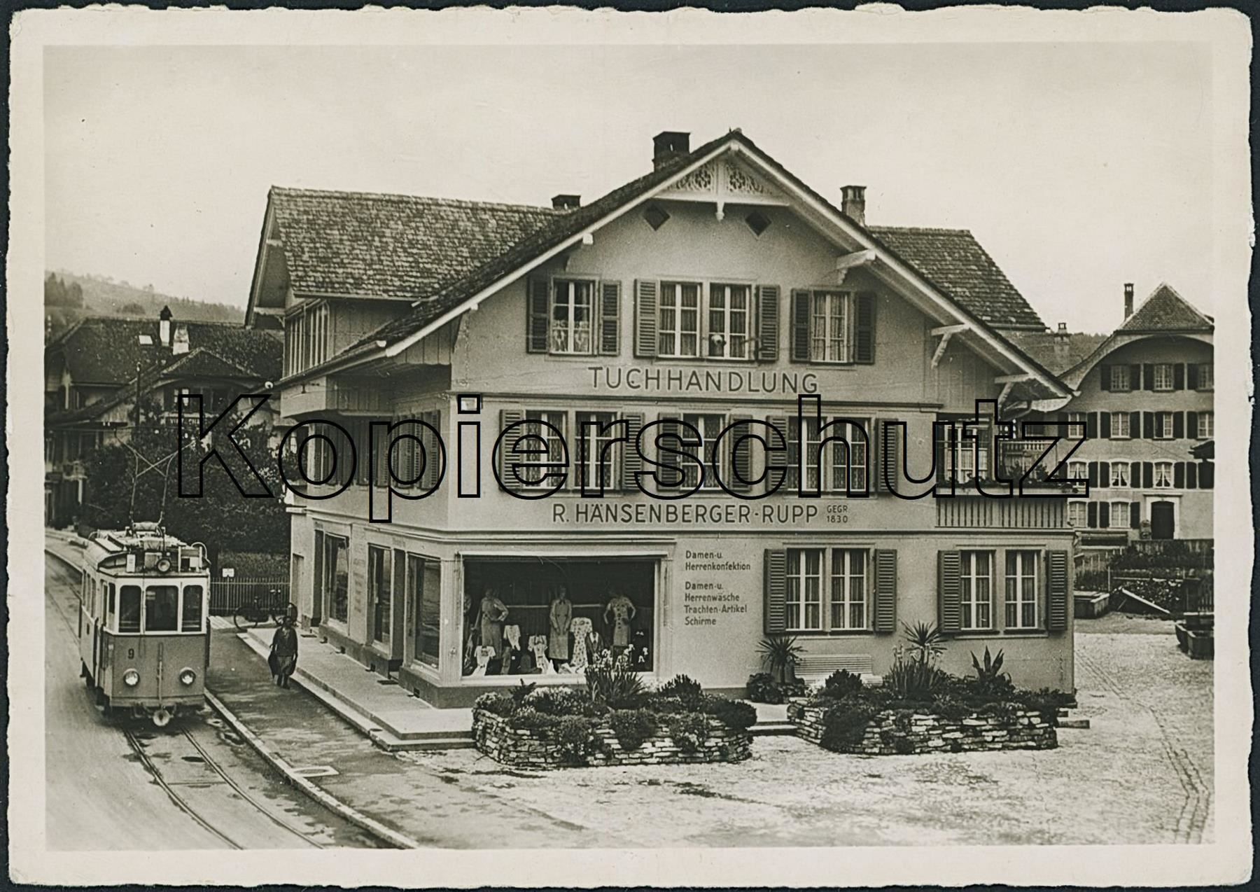 Cartoline postali: BE Steffisburg - Bahn STI - Tram – Usato da Schindellegi venduto da dolpitz