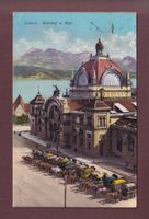 LUZERN - Bahnhof - Kutsche - 1912