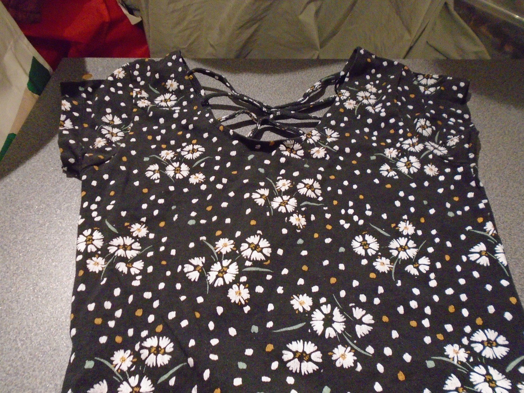 Vestiti: Kleid Grösse XS, Inside, schwarz/Blumenmuster – Usato da Zürich venduto da Motzkuh 1