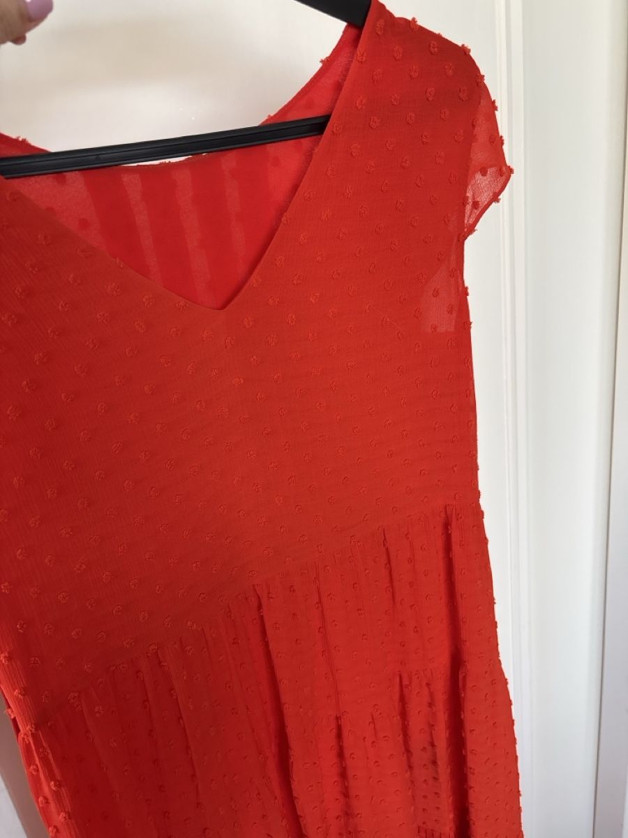 Maje Kleider: Robe Maje orange/rouge taille 2 – Gebraucht aus Genève von bha_jcf5 3